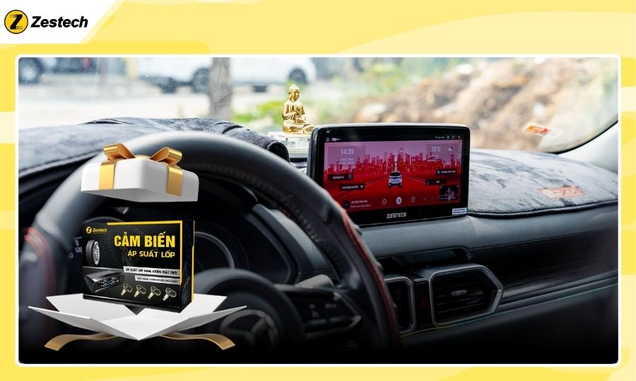 Mua màn hình Mazda MLK ngay hôm nay để nhận bộ cảm biến áp suất lốp trị giá 3tr5