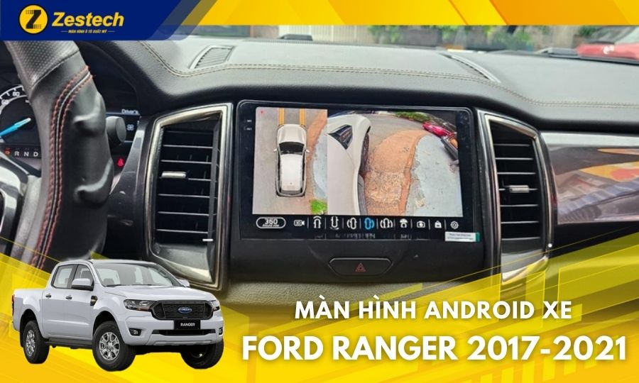 Màn hình ô tô cho xe Ford Ranger 2017-2021