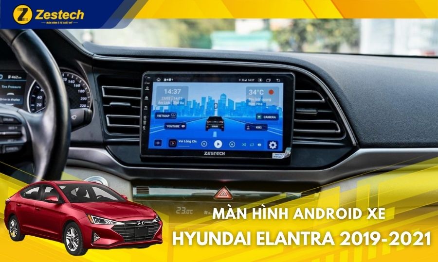 S100J – Màn hình ô tô cho xe Hyundai Elantra 2019-2021