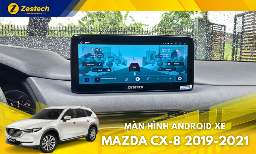 Zestech Mazda MLK – Màn hình ô tô cho xe Mazda CX-8 2019-2021