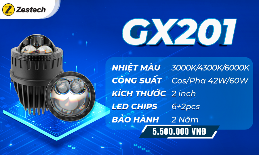 Đèn bi gầm GX201