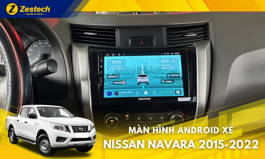 ZT360G – Màn hình ô tô cho xe Nissan Navara 2015-2022