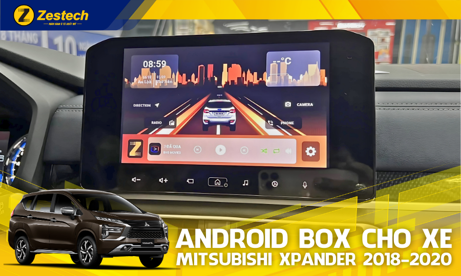 DX265 – Android Box cho xe Mitsubishi Xpander 2018-2020