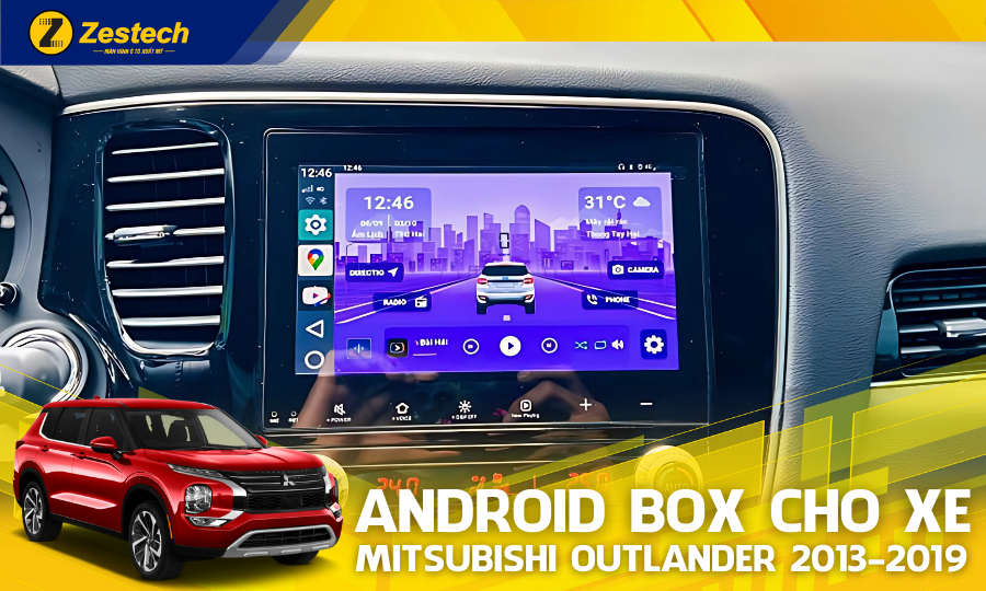 DX300 – Android Box cho xe Mitsubishi Outlander 2013-2019