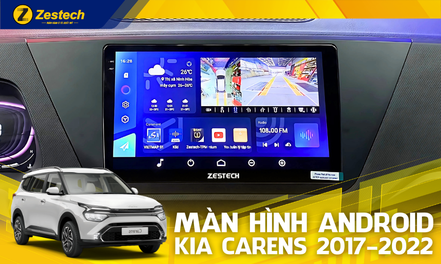 ZX10+ Bản Cao Cấp – Màn hình ô tô cho xe Kia Carens 2017-2022