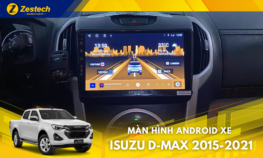 S100J – Màn hình ô tô cho xe Isuzu D-Max 2015-2021