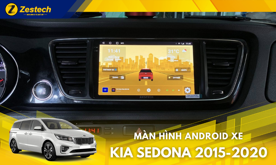 ZT2K Bản Thiếu – Màn hình ô tô cho xe Kia Sedona 2015-2020