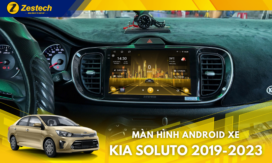 Z18 – Màn hình ô tô cho xe Kia Soluto 2019-2023