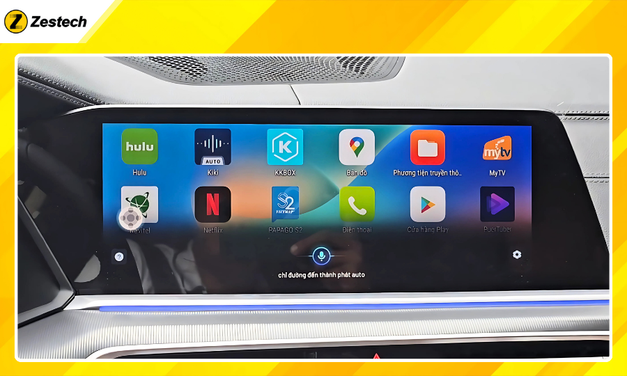 Điều khiển Android Box cho xe BMW X5 2019-2023 bằng giọng nói