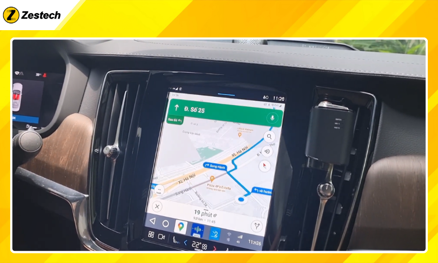 Android Box cho xe Volvo S90 2018-2021 tích hợp đa dạng bản đồ dẫn đường