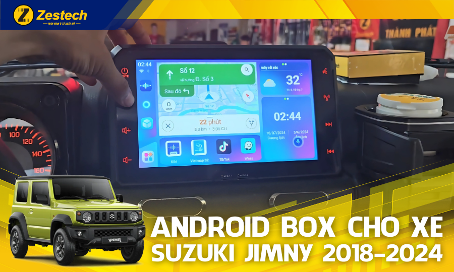 DX265 – Android Box cho xe Suzuki Jimny 2018-2024