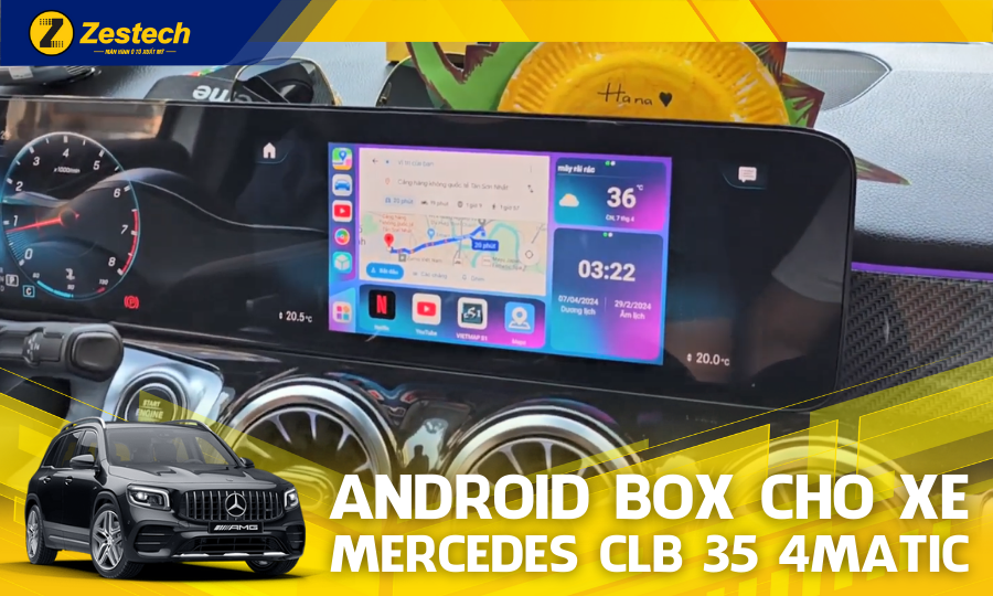 DX14 Plus – Android Box cho xe Mercedes GLB 35 4Matic