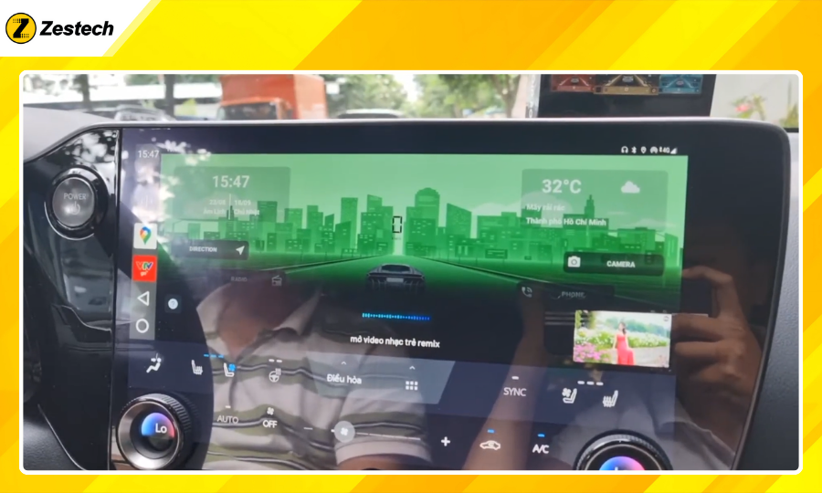 Android Box cho xe Lexus NX350h 2022-2023 tích hợp trợ lý AI KIKI
