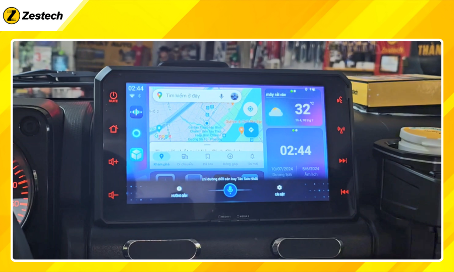 Android Box cho xe Suzuki Jimny 2018-2024 tích hợp trợ lý ảo AI KIKI thông minh
