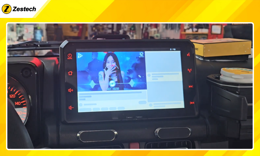 Android Box cho xe Suzuki Jimny 2018-2024 sở hữu kho ứng dụng giải trí đa dạng
