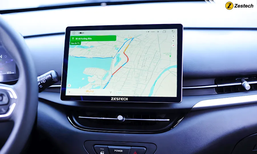 Zestech ZT5 tích hợp sẵn các ứng dụng dẫn đường như Google Maps, Navitel,…