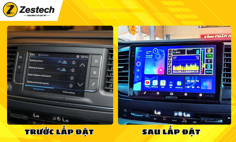 truoc-sau-khi-lap-dat-man-hinh-o-to-cho-xe-Peugeot-Traveller-2019-2024