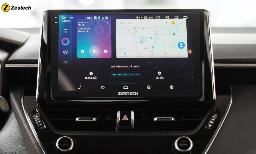 Zestech - Màn hình ô tô giá rẻ có tính năng điều khiển bằng giọng nói