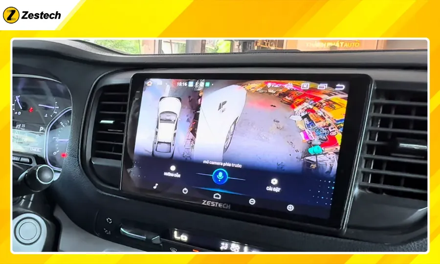 Điều khiển màn hình ô tô cho xe Peugeot Traveller bằng giọng nói