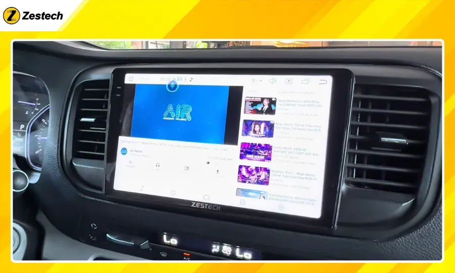 Xem youtube không quảng cáo trên màn hình ô tô cho xe Peugeot Traveller