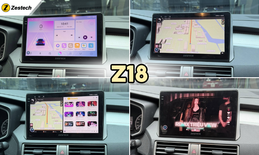 Z18 - Màn hình ô tô giá rẻ của Zestech