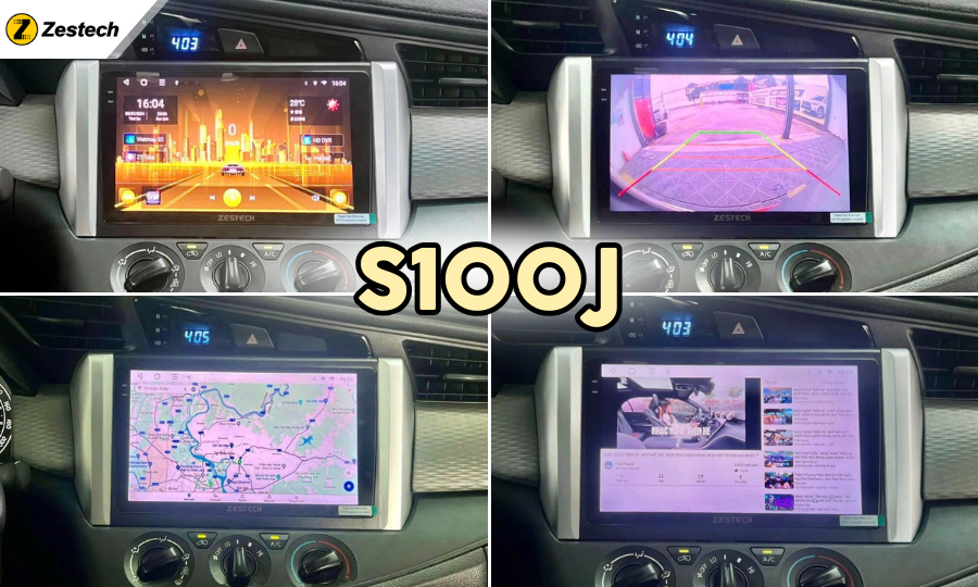S100J - Màn hình ô tô giá rẻ của Zestech