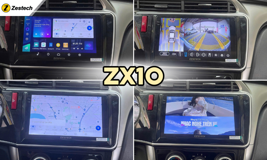 ZX10 - Màn hình ô tô giá rẻ của Zestech