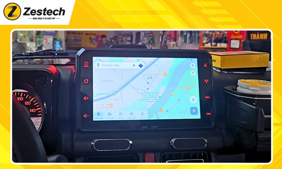 Android Box cho xe Suzuki Jimny-Bản đồ dẫn đường