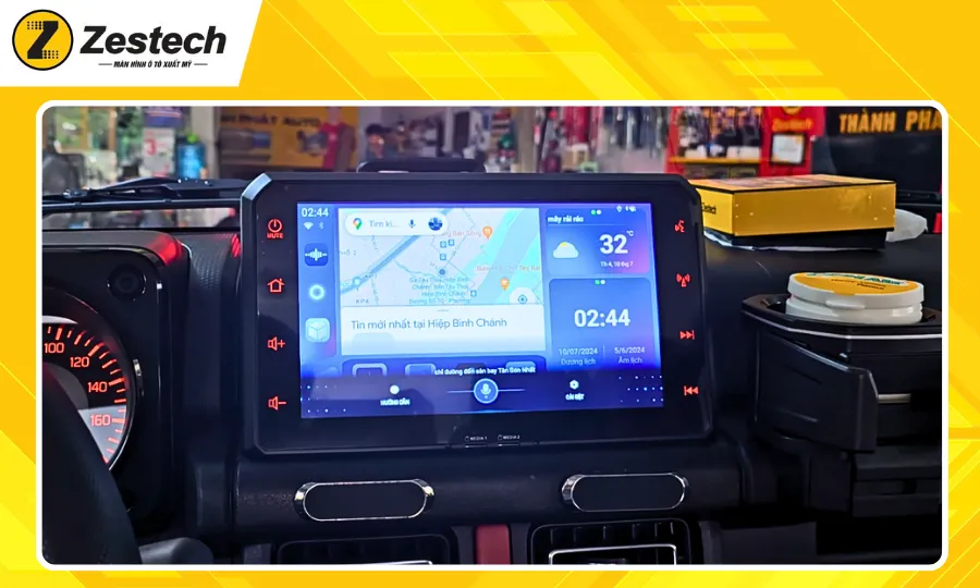 Android Box cho xe Suzuki Jimny-Ra lệnh giọng nói