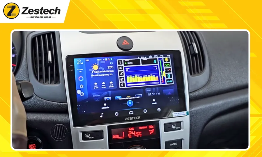 Màn hình ô tô cho xe Kia Forte 2008-2012-Check phạt nguội