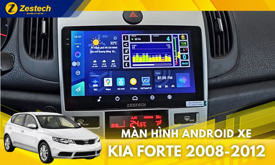 ZX10 – Màn hình ô tô cho xe Kia Forte 2008-2012