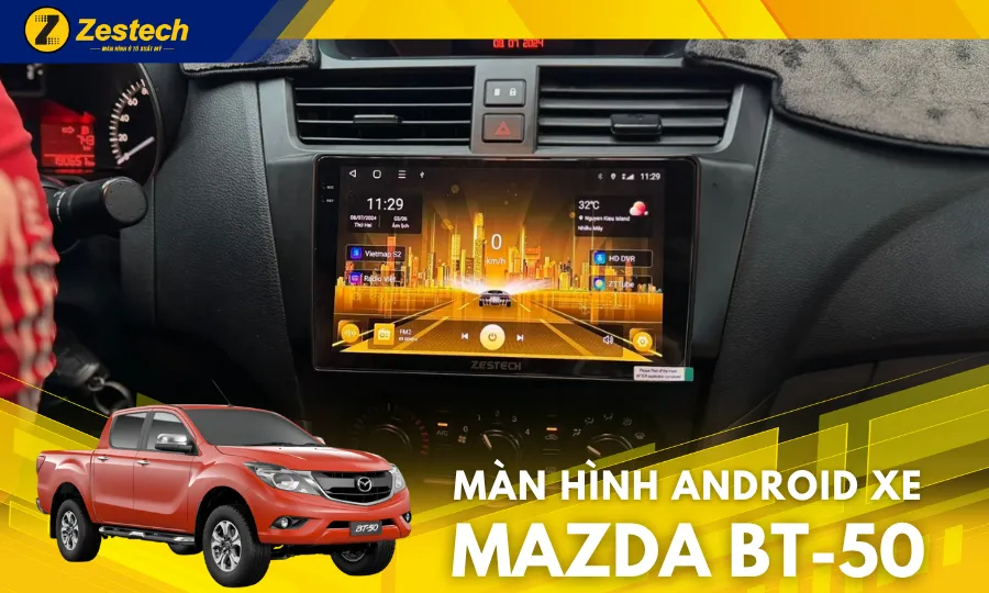 Z18 360 – Màn hình ô tô cho xe Mazda BT-50