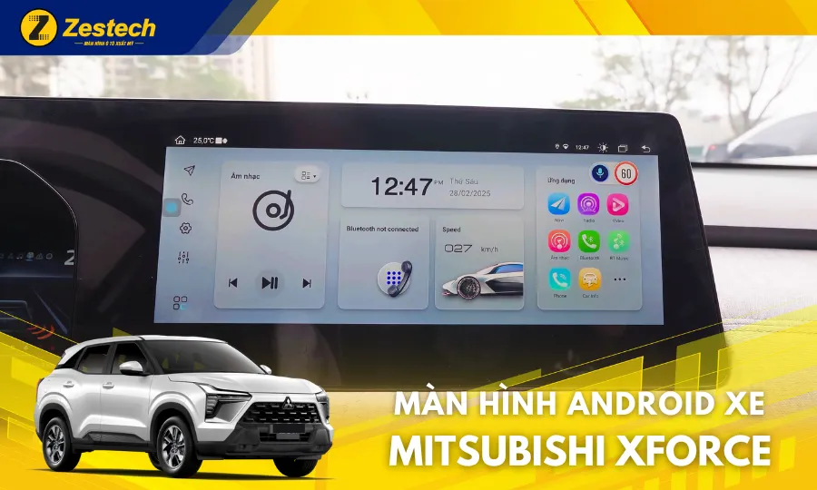 Màn hình ô tô cho xe Mitsubishi Xforce 2025