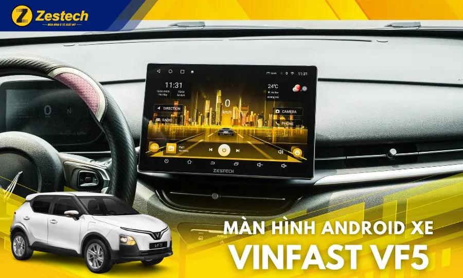 ZT5 – Màn hình ô tô cho xe Vinfast VF5