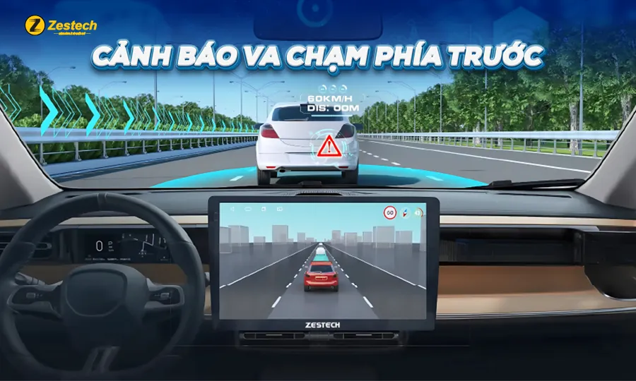 Tính năng cảnh báo khi có nguy cơ va chạm