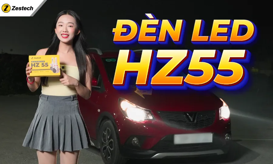 Đèn LED HZ 55 Zestech – Giải pháp ánh sáng tối ưu cho xe phổ thông