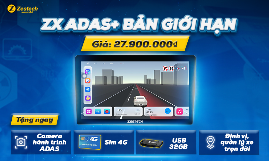 Giá và quà tặng khi mua ZX ADAS+ Bản Giới Hạn