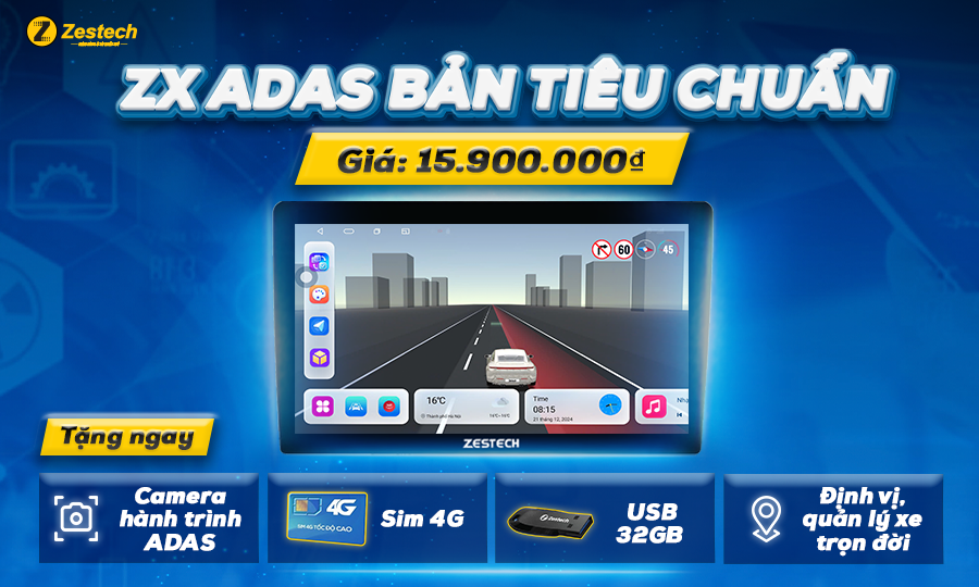 Giá và quà tặng khi mua ZX ADAS Bản Tiêu Chuẩn