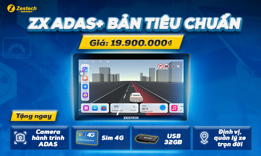 Giá và quà tặng khi mua ZX ADAS+ Bản Tiêu Chuẩn