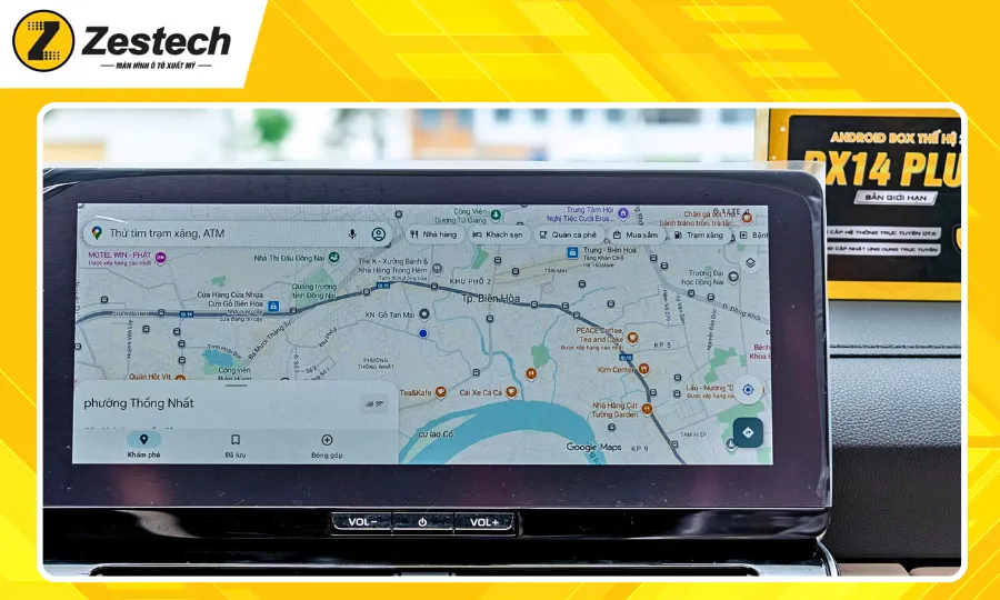 Android Box cho xe Land Cruiser LC300-Bản đồ dẫn đường