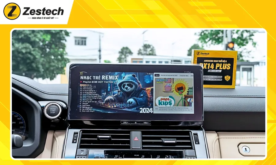 Android Box cho xe Land Cruiser LC300-Giải trí đa phương tiện