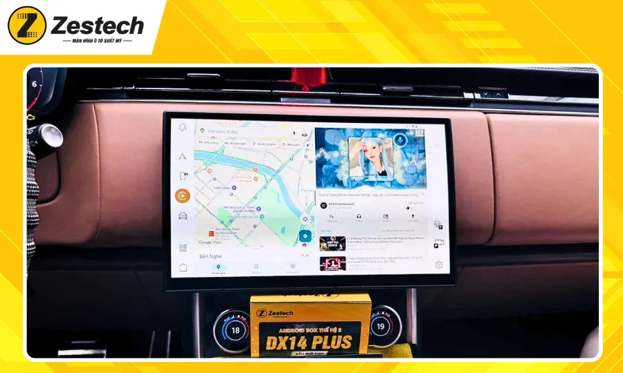 Android Box cho xe Range Rover 2022-2025-Chạy đa nhiệm