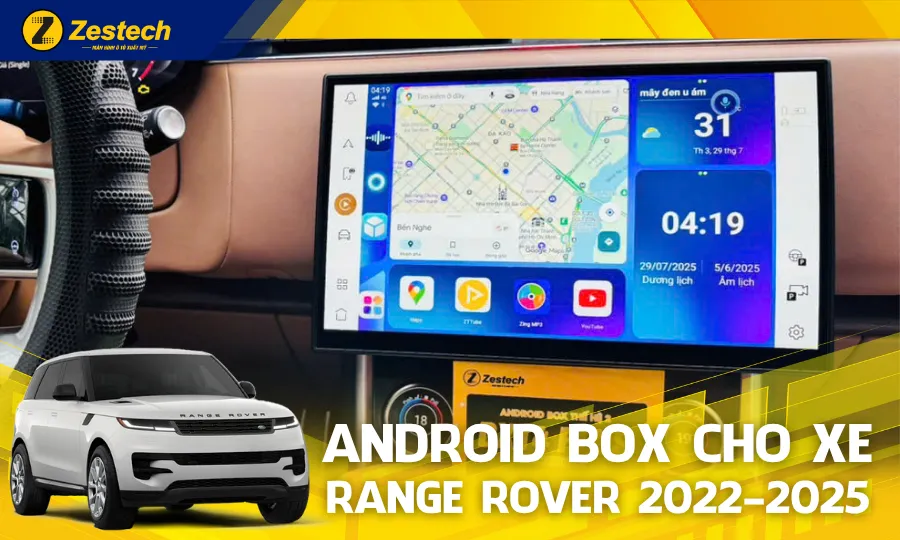 DX14 Plus – Android Box cho xe Range Rover 2022-2025
