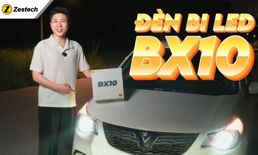 Đèn bi LED BX10 Zestech – Giải pháp chiếu sáng chuẩn Đức