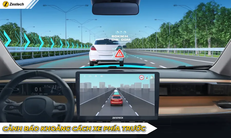 Cảnh báo va chạm phía trước với xe cộ
