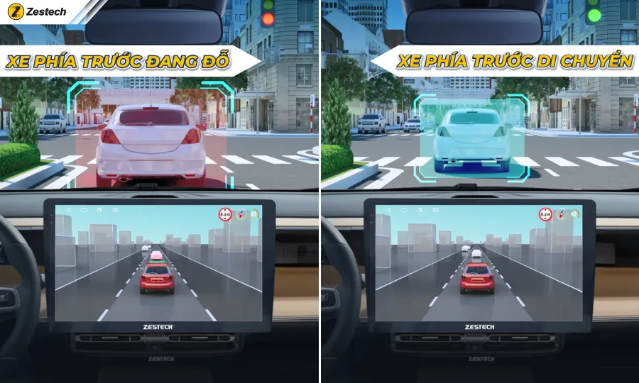 Nhắc nhở xe phía trước khởi hành