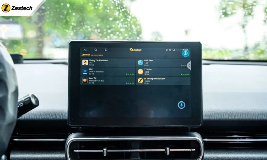Màn hình Android cho xe Vinfast Limo Green-Cập nhật OTA