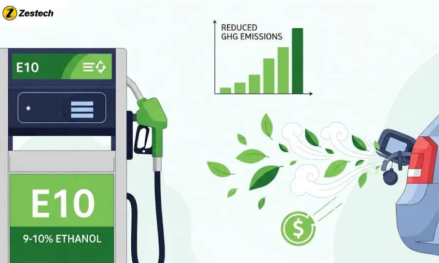 Ưu điểm xăng E10 là gì