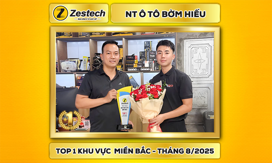 Nội thất ô tô Bờm Hiếu – Đại lý xuất sắc tháng 8/2025 – Khu vực miền Bắc