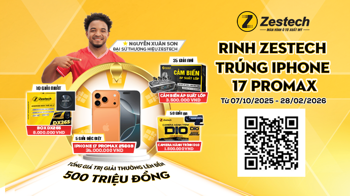 CHƯƠNG TRÌNH QUAY THƯỞNG “CHỌN ZESTECH – CHẠM MAY MẮN”